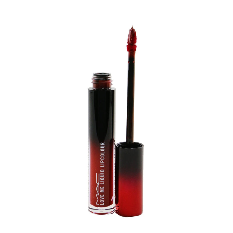 MAC Love Me Liquid Lipcolour - # 493 E For Effortless (Deep Burgundy Red) 