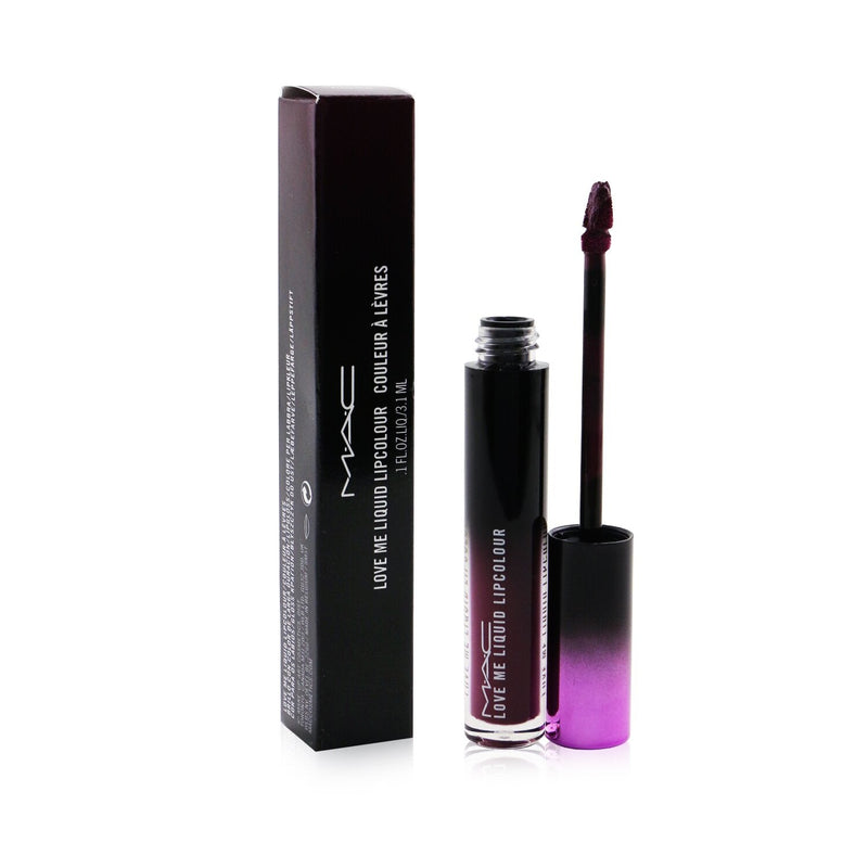 MAC Love Me Liquid Lipcolour - # 488 Been There, Plum That (Deep Grey Purple)  3.1ml/0.1oz