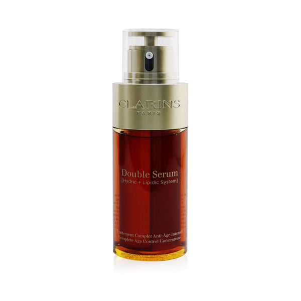 Clarins Double Serum (Hydric + Lipidic System) Complete Age Control Concentrate (Deluxe Edition) - Box Slightly Damaged  75ml/2.5oz