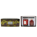 Voluspa Scalloped Edge Candle & Reed Diffuser Coffret - Goji Tarocco Orange 