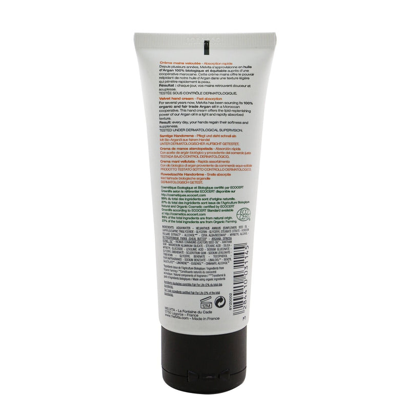 Melvita L'Argan Bio Velvet Hand Cream  75ml/2.5oz