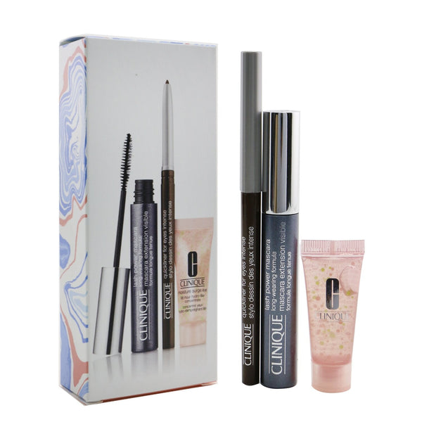 Clinique Lash Power Extension Visible Mascara Set (1x Mascara 6ml + Eye Concentrate 5ml + Eyeliner 0.14g)  3pcs
