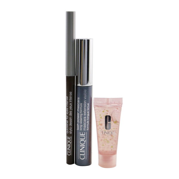 Clinique Lash Power Extension Visible Mascara Set (1x Mascara 6ml + Eye Concentrate 5ml + Eyeliner 0.14g)  3pcs