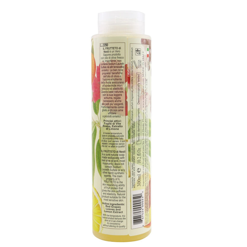 Nesti Dante IL Frutteto Bath & Shower Natural Liquid Soap With Red Grape Leaves & Lemon Extract  300ml/10.2oz