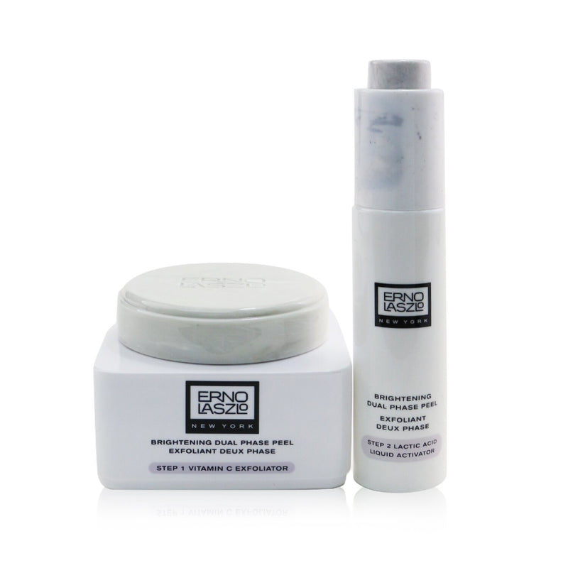 Erno Laszlo Brightening Dual Phase Peel (Step 1 50ml/1.7oz + Step 2 25ml/0.8oz)  2phases