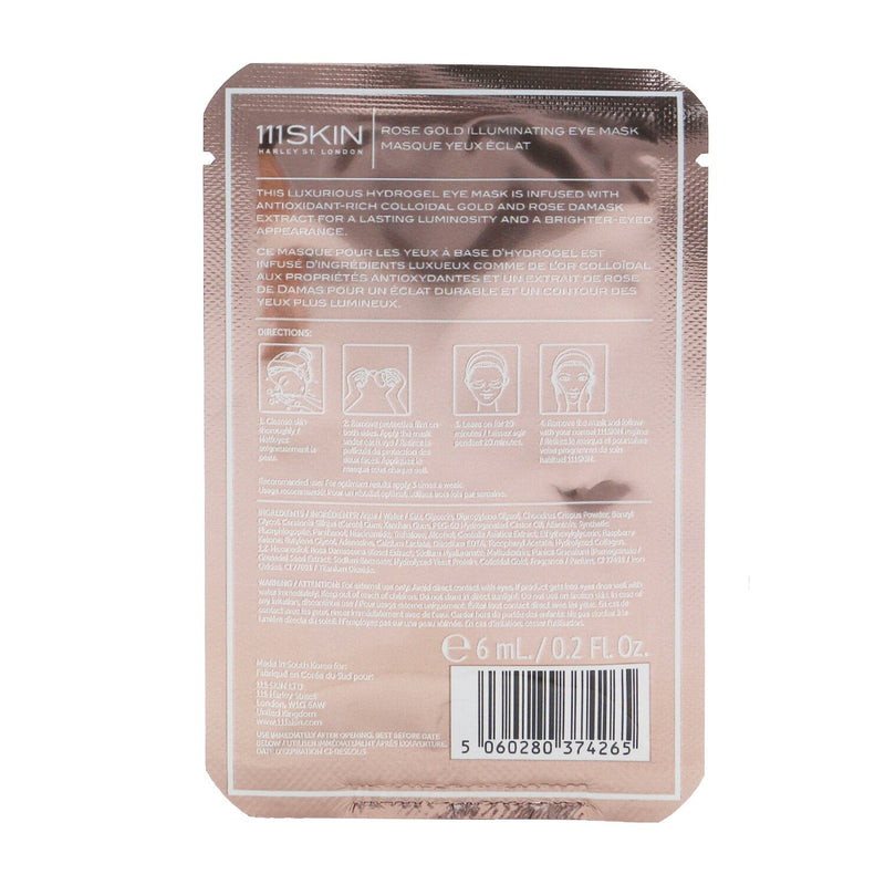 111Skin Rose Gold Illuminating Eye Mask  8x6ml/0.2oz