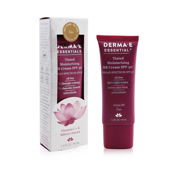 Derma E Essentials Tinted Moisturizing BB Cream SPF 30 (Oil Free) - Tan (Exp. Date: 02/2022)  44ml/1.5oz