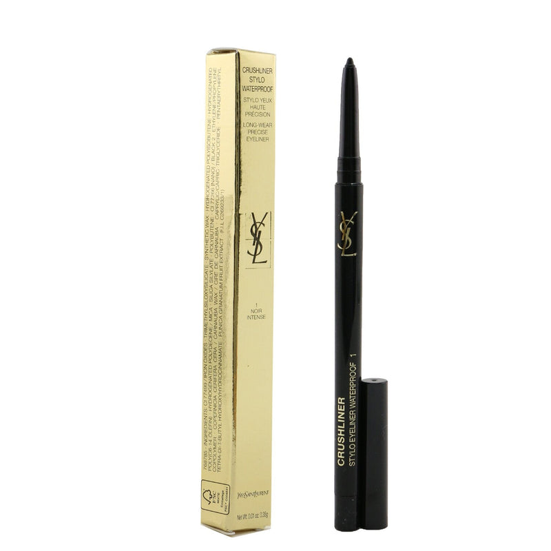 Yves Saint Laurent Crushliner Stylo Waterproof Eyeliner - # 01 Noir Intense  0.35g/0.01oz