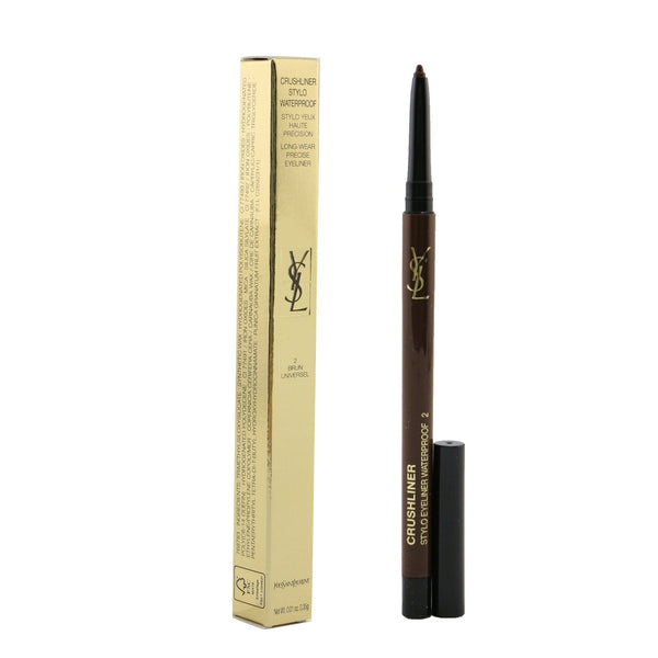 Yves Saint Laurent Crushliner Stylo Waterproof Eyeliner - # 02 Brun Universel  0.35g/0.01oz