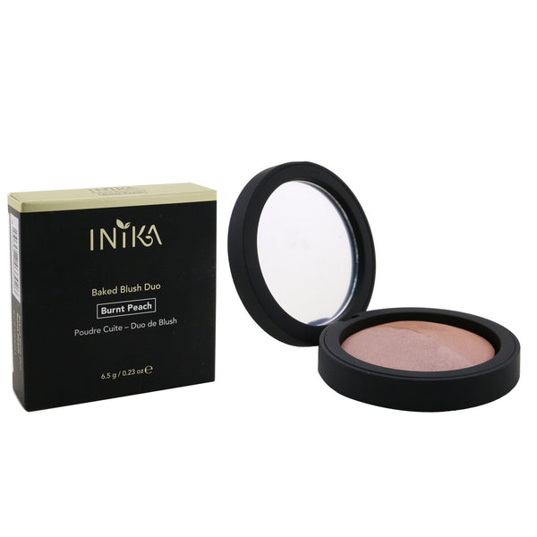 INIKA Organic Baked Blush Duo - # Burnt Peach  6.5g/0.23oz