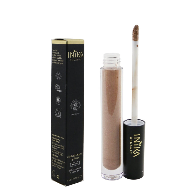 INIKA Organic Certified Organic Lip Glaze - # Hazelnut  5ml/0.17oz