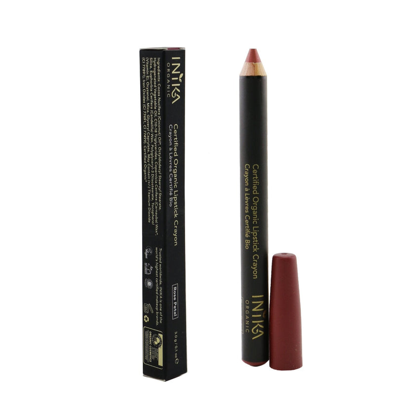 INIKA Organic Certified Organic Lipstick Crayon - # Rose Petal  3g/0.1oz