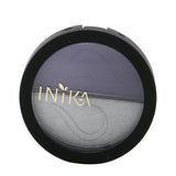 INIKA Organic Pressed Mineral Eye Shadow Duo - # Purple Platinum  3.9g/0.13oz