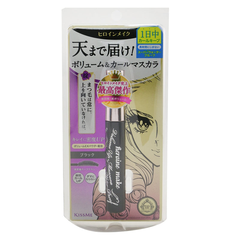 KISS ME Heroine Make Volume Up Mascara Super Waterproof - # 01 Jet Black  6g/0.2oz