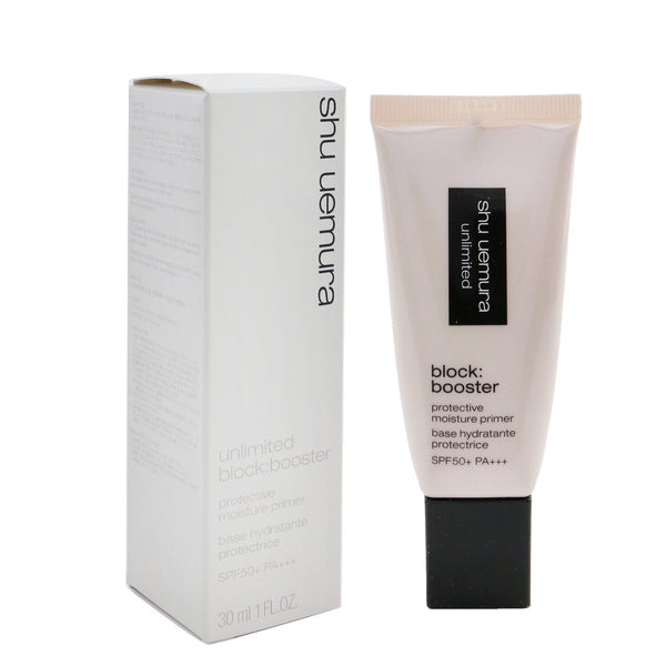 Shu Uemura Unlimited Block:Booster Protective Moisture Primer SPF 50 - # Sakura Pink  30ml/1oz