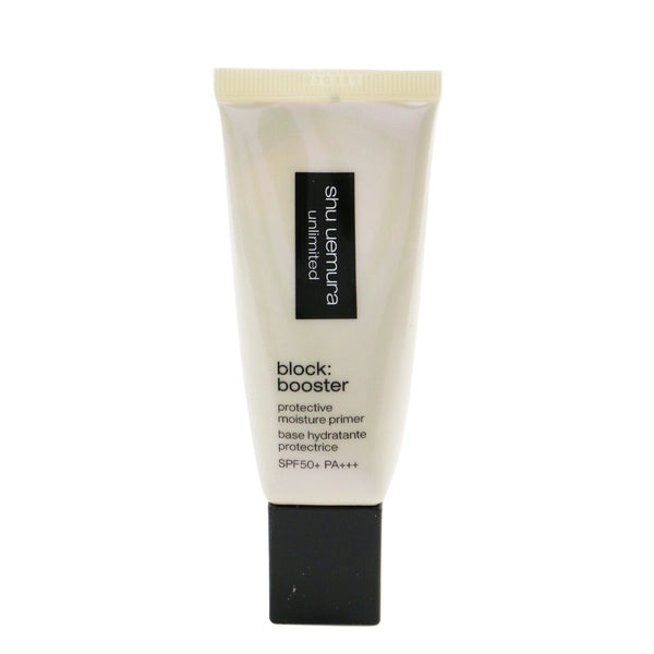 Shu Uemura Unlimited Block:Booster Protective Moisture Primer SPF 50 - # Anzu Beige  30ml/1oz