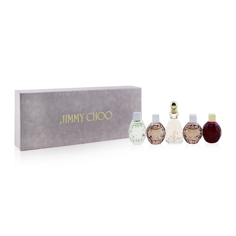 Jimmy Choo Miniatures Coffret: 2x Eau De Parfum, I Want Choo Eau De Parfum, Fever Eau De Parfum, Floral Eau De Toilette  5x4.5ml/0.15oz