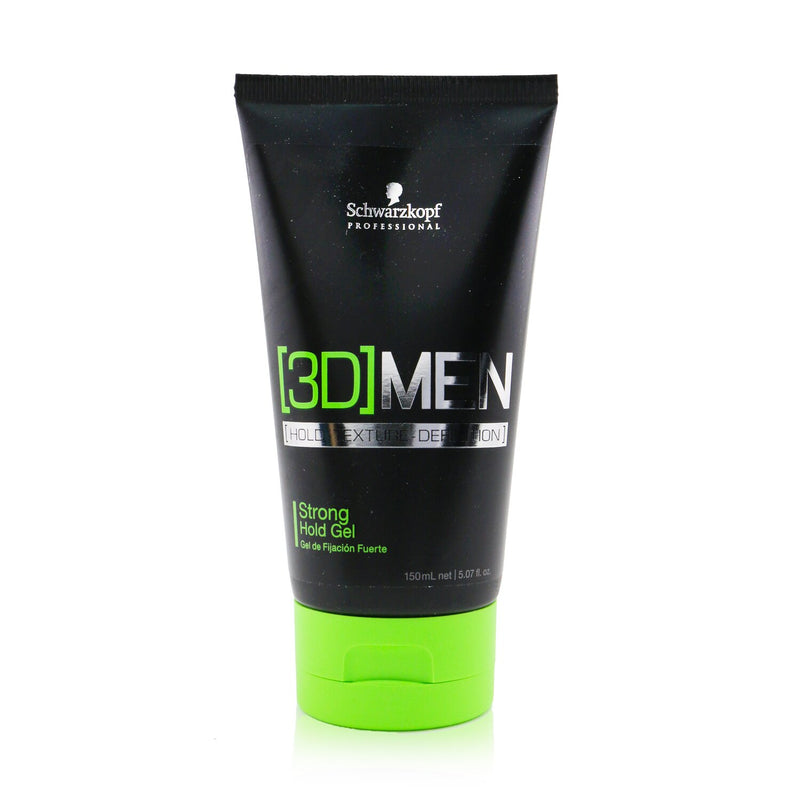 Schwarzkopf [3D] Men Strong Hold Gel  150ml/5.07oz