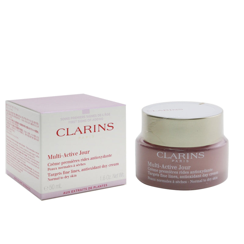 Clarins Multi-Active Day Targets Fine Lines Antioxidant Day Cream - For Normal to Dry Skin  50ml/1.6oz