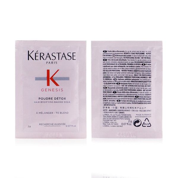 Kerastase Genesis Poudre Détox Hair Bodifying Baking Soda - Effervescent Detox Powder (Box Slightly Damaged)  30x2g/0.07oz
