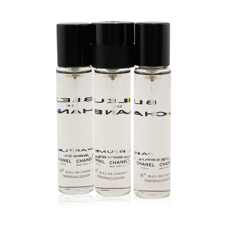 Chanel Bleu De Chanel Parfum Twist & Spray Refill  3x20ml/0.7oz