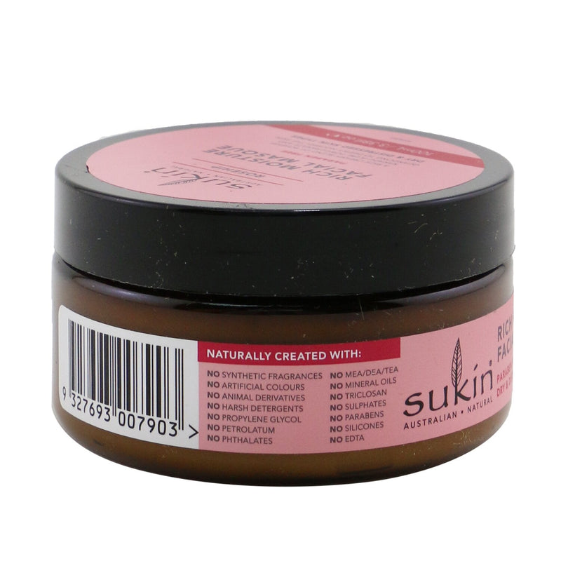 Sukin Rosehip Rich Moisture Facial Masque (Dry & Distressed Skin Types)  100ml/3.38oz