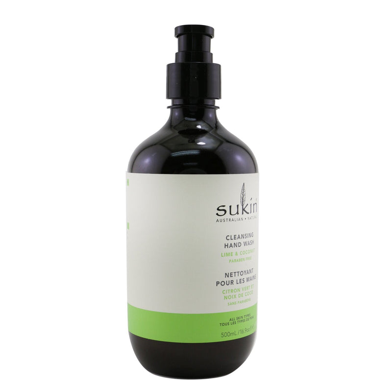 Sukin Cleansing Hand Wash - Lime & Coconut (All Skin Types)  500ml/16.9oz