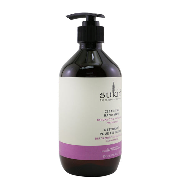 Sukin Cleansing Hand Wash - Bergamot & Patchouli (All Skin Types)  500ml/16.9oz