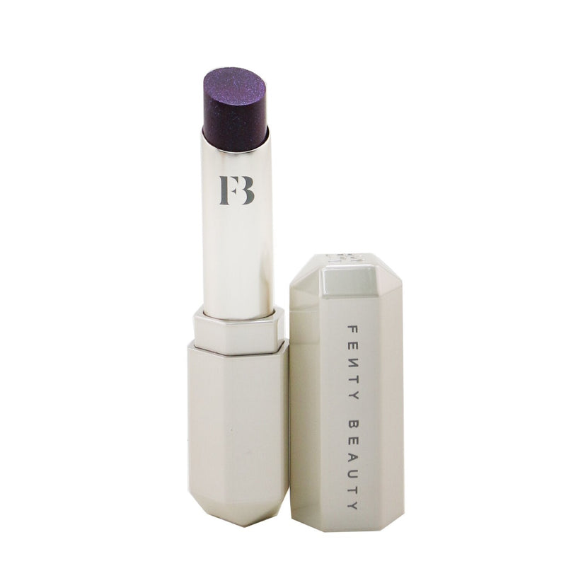 Fenty Beauty by Rihanna Slip Shine Sheer Shiny Lipstick - # 10 Vamps Who Brunch (Plum With Blue Iridescence)  2.8g/0.098oz