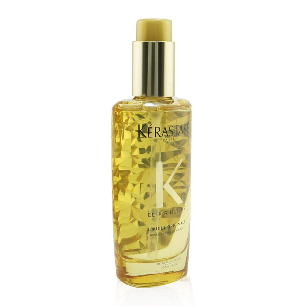 Kerastase Elixir Ultime L'Huile Originale  Versatile Beautifying Oil - Dull Hair (Box Slightly Damaged)  100ml/3.4oz