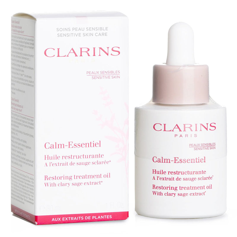 Clarins Calm-Essentiel Restoring Treatment Oil - Sensitive Skin  30ml/1oz