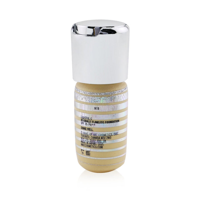 MAC Lightful C Naturally Flawless Foundation SPF 35 - # N18  30ml/1oz