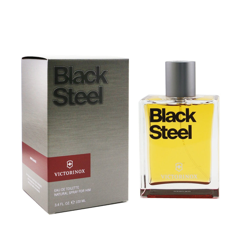 Victorinox Black Steel Eau De Toilette Spray  100ml/3.4oz