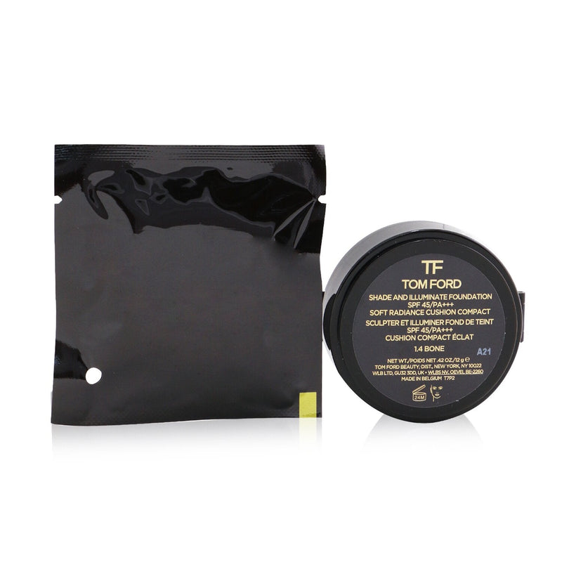 Tom Ford Shade And Illuminating Foundation Soft Radiance Cushion Compact SPF 45 Refill - # 1.4 Bone  12g/0.42oz