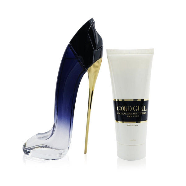 Carolina Herrera Good Girl Coffret: Eau De Parfum Legere Spray 80ml/2.7oz + Body Lotion 100ml/3.4oz  2pcs