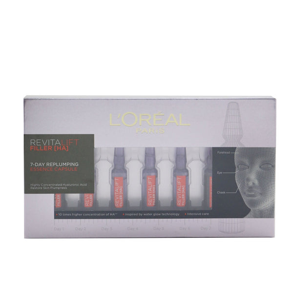 L'Oreal Revitalift Filler [HA] 7-Day Replumping Essence Capsule  7x1.5ml/0.05oz