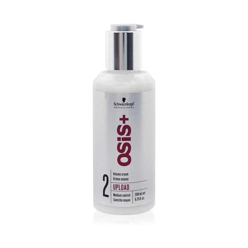 Schwarzkopf Osis+ Upload Lifting Volume Cream - Medium Control (Bottle Slightly Dented)  200ml/6.67oz