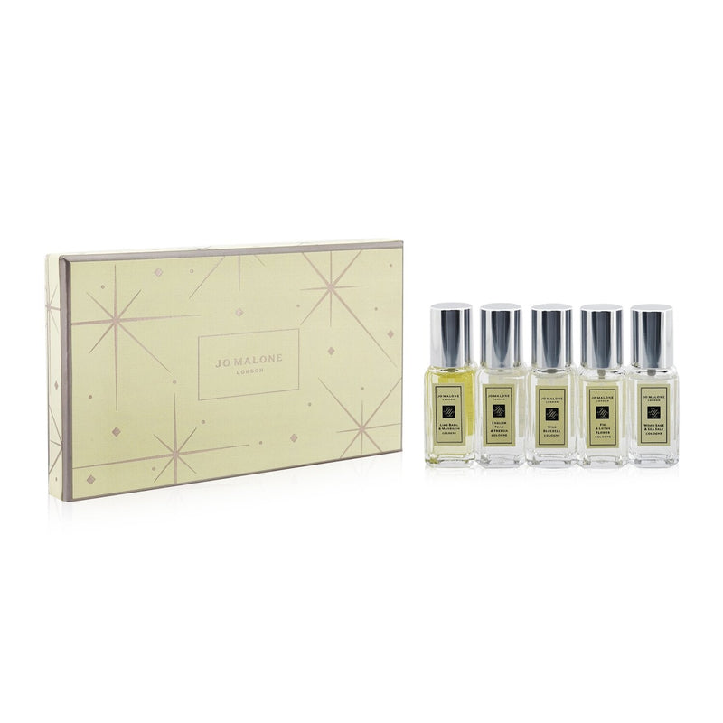 Jo Malone Cologne Collection: Lime Basil & Mandarin, English Pear & Freesia, Wild Bluebell, Fig & Lotus Flower, Wood Sage & Sea Salt  5x9ml/0.3oz