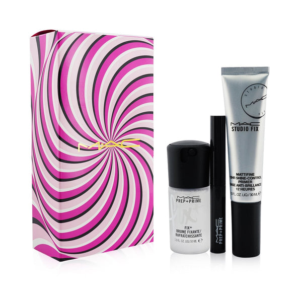 MAC Tricks Of The Trade Kit (1x Primer + 1x Finishing Mist + 1x Prep + Prime Lip)  3pcs