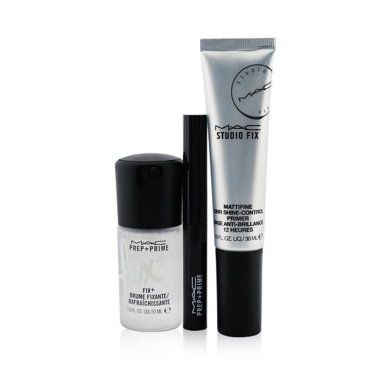 MAC Tricks Of The Trade Kit (1x Primer + 1x Finishing Mist + 1x Prep + Prime Lip)  3pcs