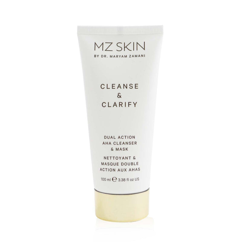 MZ Skin Cleanse & Clarify Dual Action AHA Cleanser & Mask  100ml/3.38oz