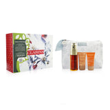 Clarins Double Serum & Extra-Firming Collection: Double Serum 50ml+ Energy Cream 15ml+ Night Cream 15ml+ Bag  3pcs+1bag