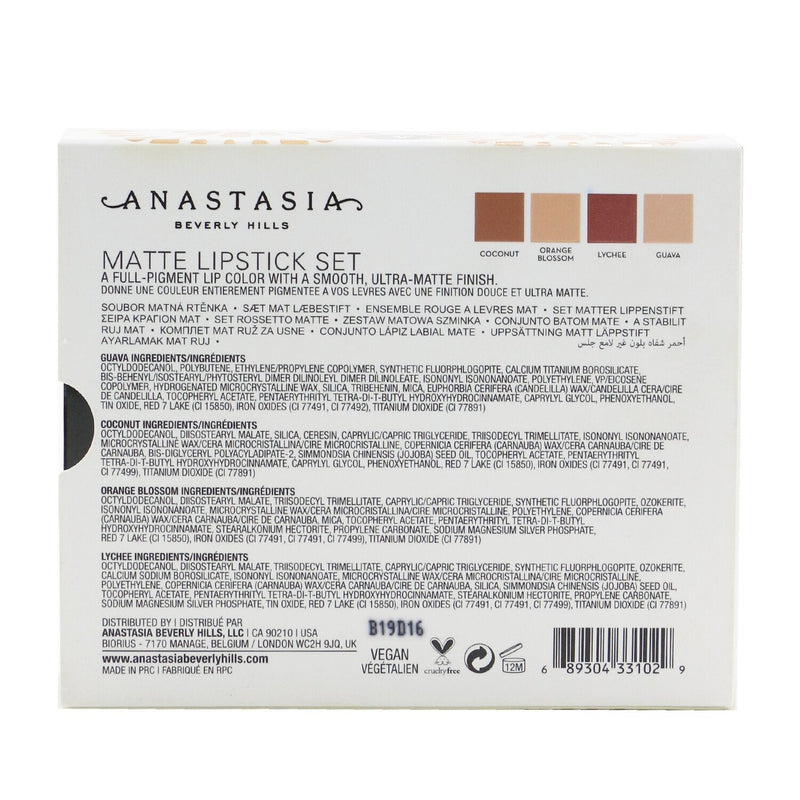 Anastasia Beverly Hills Matte Lipstick Set (4x Mini Lipstick)  4x1.3g/0.045oz