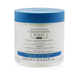 Christophe Robin Cleansing Purifying Scrub with Sea Salt (Soothing Detox Treatment Shampoo) - Sensitive or Oily Scalp  250ml/8.4oz