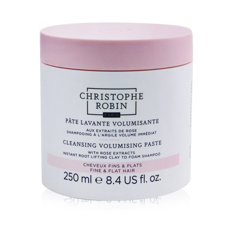 Christophe Robin Cleansing Volumising Paste with Rose Extracts (Instant Root Lifting Clay to Foam Shampoo) - Fine & Flat Hair  250ml/8.4oz