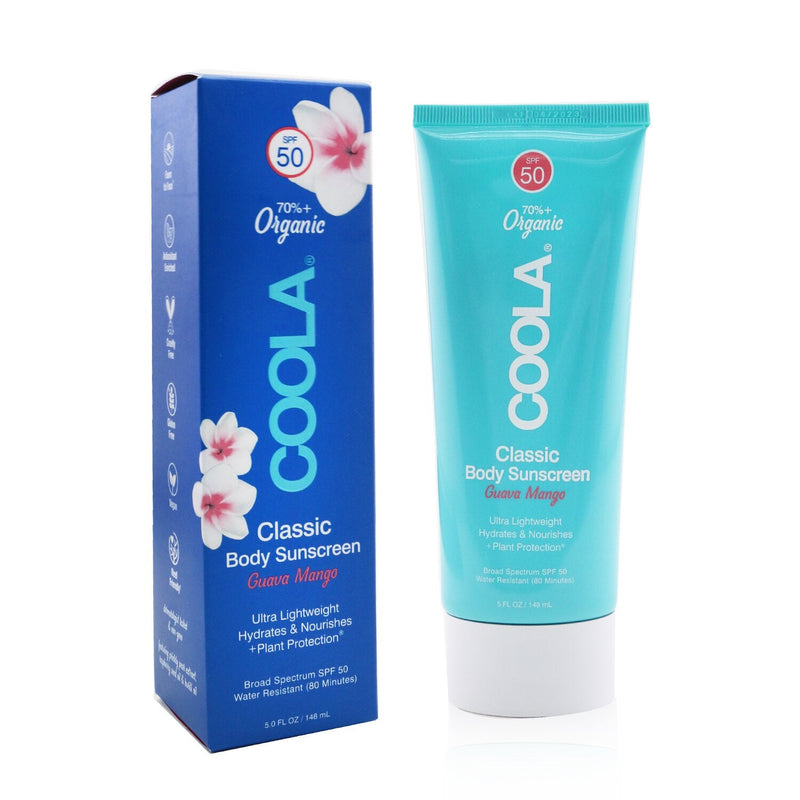 Coola Classic Body Organic Sunscreen Lotion SPF 50 - Guava Mango  148ml/5oz