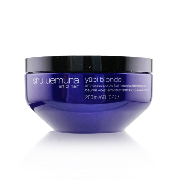 Shu Uemura Yubi Blonde Anti-Brass Purple Balm (Hair Mask) - Bleached, Highlighted Blondes  200ml/6oz