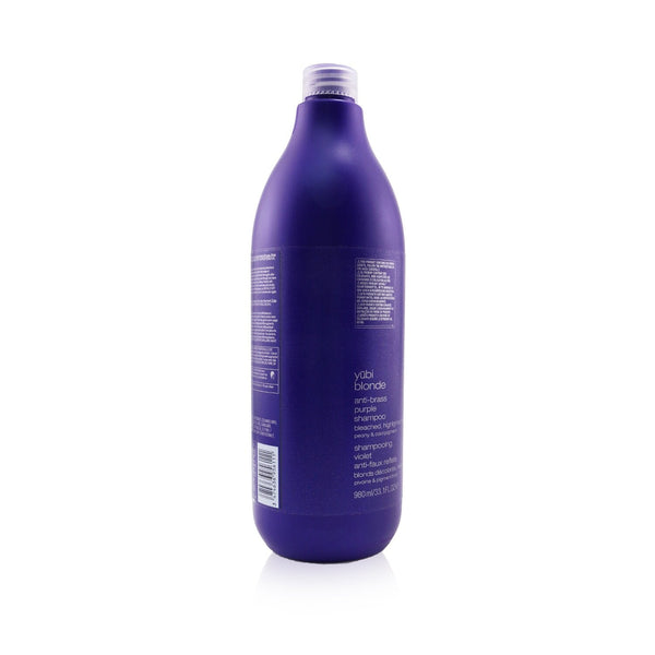 Shu Uemura Yubi Blonde Anti-Brass Purple Shampoo - Bleached, Highlighted Hair (Salon Size)  980ml/33.1oz