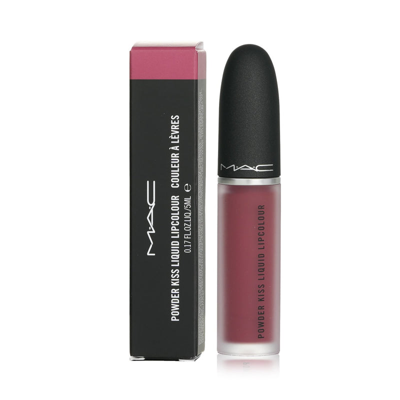 MAC Powder Kiss Liquid Lipcolour - # 973 Pink Roses  5ml/0.17oz