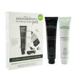 Philosophy The Microdelivery Detoxifying Oxygen Peel: Detoxifying Charcoal Gel 60ml + Oxygen Foam Booster 60ml  2pcs